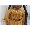 Image 3 : American Girl 18" Doll with Pocahontas Leather, Like New Condition