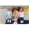 Image 1 : (3) American Girl Dolls 18", Like New Condition 