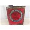 Image 2 : Early British American Oil Compound Seperator Oil Can 3"×5"×5.5"