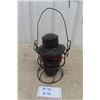 Image 1 : CNR Hiram Piper Railway Lantern with Red Lens