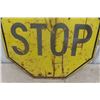 Image 3 : Vintage Railway Stop Sign- Very Heavy Metal