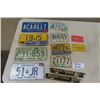 Image 1 : 10 Assorted License Plates: Manitoba, Trailer, Bicycle, Michigan, Ontario, North Dakota