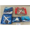 Image 1 : Anheuser Busch 1936 DC-3 Die Cast Metal Plane, Schabak 1:250 Scale Boeing  747 + Concorde - All in B