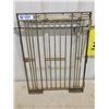Image 1 : Awesome Solid Brass Ticket/ Post Office Window Grate- No Key 18"×24"