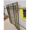 Image 2 : Awesome Solid Brass Ticket/ Post Office Window Grate- No Key 18"×24"