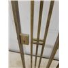Image 3 : Awesome Solid Brass Ticket/ Post Office Window Grate- No Key 18"×24"