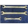 Image 2 : 8 Snap On Double Ended Flare Nut Wrenches: 1/4 - 5/10, (3) 3/8- 7/16, (2) 1/2-9/10, 5/8-11/16, 3/4- 