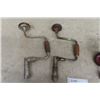 Image 4 : 2 Vintage Bit Braces Drills + 2 Hand Drills