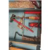 Image 2 : Vintage Tin Children's Tool Set in Metal Box
