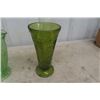 Image 6 : Green Depression Glass Pitcher, 7 pcs Royal Staffordshire, 3 Other Green Glass Items 