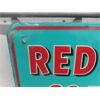 Image 2 : 1956 Red Rose Coffee Embossed Tin Sign Made in Canada 19.5"×27"