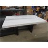 Image 1 : Marble/ Granite Dining Room Table- NO Chairs, Few Knicks in Top- 3.25" Thick Top, 33"×42"×70"