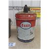 Image 2 : North Star 25 Lb Grease Tin, Esso 5 Gal Oil Pail