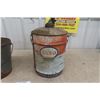 Image 5 : North Star 25 Lb Grease Tin, Esso 5 Gal Oil Pail