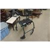 Image 1 : 4 Wheel Folding Walker with Cane