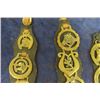 Image 2 : 24 pc Horse Brass on 5 Straps