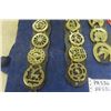 Image 3 : 24 pc Horse Brass on 5 Straps
