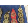 Image 4 : 24 pc Horse Brass on 5 Straps