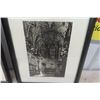 Image 4 : 2 Signed + Framed Sybil Andrews Etchings Printed with Tones- Largest 15"×17"