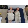 Image 1 : 2 Antique Dolls : 24"-25" Tall