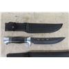 Image 4 : 4 Hunting Knives with Sheaths: 6-7" Blades