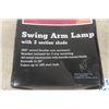 Image 3 : 3 Metal Swing Arm Lamp- All Red New Old Stock- 1 in Box + New Stanley Ear Muffs
