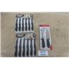 Image 1 : Cuisinart Advantage Steak Knives- 2 New Packs of 6 ( 12 total), New Coleman Stainless Steel Fork + K