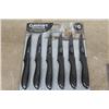 Image 2 : Cuisinart Advantage Steak Knives- 2 New Packs of 6 ( 12 total), New Coleman Stainless Steel Fork + K