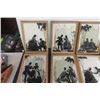 Image 5 : 12 Assorted Silhouette Pictures - some Convex Glass - Most Measure 6.5" x 8.5"