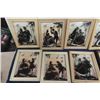 Image 2 : 13 Vintage Silhouette Pictures - some Convex, Assorted Sizes + Shapes - Largest 5 3/4" x 7.5"