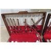 Image 3 : Not 1 but 2! Sets of Flatware in Boxes - 53 pcs 1955 Embassy Bouquet & 60 pcs 1926-28 Lady Hampton