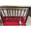 Image 6 : Not 1 but 2! Sets of Flatware in Boxes - 53 pcs 1955 Embassy Bouquet & 60 pcs 1926-28 Lady Hampton