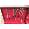 Image 2 : 2 Boxes Flatware - 43 pcs Original Rogers, 49 Pieces 2 Pattern Community