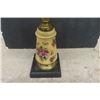 Image 5 : Victorian Hand Painted Oil Lamp