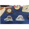 Image 5 : 9 Assorted Table Clocks ; Wesclox, Seth Thomas, Marathon