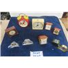 Image 7 : 9 Assorted Table Clocks ; Wesclox, Seth Thomas, Marathon