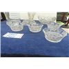 Image 6 : 15 pcs of Assorted Crystal; Bowls, Napkin Rings, Pitcher, Liquor Decanter