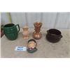 Image 1 : Medalta Pitcher, Red Wing Vase, Blue Mountain Pot, Chalkware Head, Plus More 