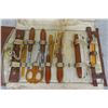 Image 2 : Vintage Grooming Kit in Leather? Bag - Brushes, Scissors, Files, Plus More 