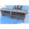 Image 1 : Home Made Wood Work Bench - 34'' Tall x 23'' Deep x 108'' Long 