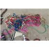 Image 5 : Large Basket Full of Costume Jewelry Necklaces 