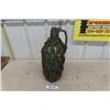 Image 1 : Decorative Green Bottle Wrapped in Rope 20" Tall