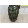 Image 3 : Decorative Green Bottle Wrapped in Rope 20" Tall