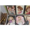 Image 2 : Art of 1930's + 40's Actresses by Manitoba Artist - 10 Framed 9" x 12" + 9 Loose