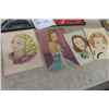 Image 6 : Art of 1930's + 40's Actresses by Manitoba Artist - 10 Framed 9" x 12" + 9 Loose
