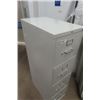 Image 2 : Metal 4 Drawer Filing Cabinet with Folders 15" x 27" x 52" 