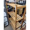 Image 2 : Wooden 4 Tier Shelf 16" x 33"x 61" 