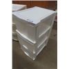 Image 5 : 4 Sterlite 3 Drawer Poly Organizers 12" x 16" x 24" 