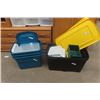 Image 1 : 5 Storage Bins Full of Smaller Storage Bins