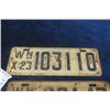 Image 2 : 2 License Plates WNX 1923 + 25